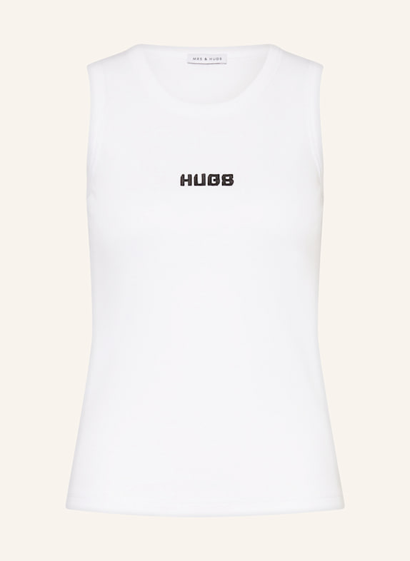 MRS & HUGS Top BIAŁY
