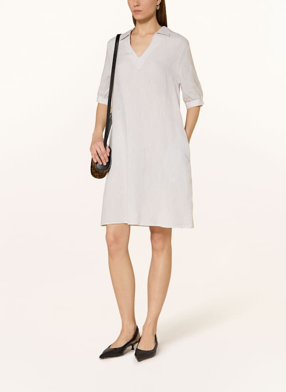 ROBERT FRIEDMAN Leinenkleid CREME