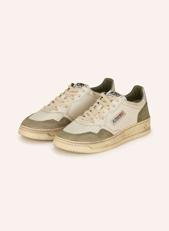 AUTRY Sneaker SUPER VINTAGE LOW LS WEISS / OLIV