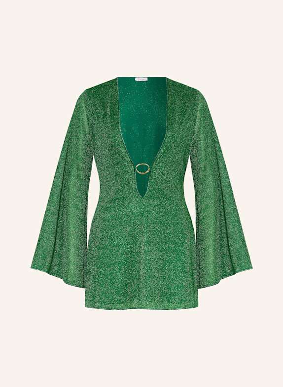 Oséree Strandkleid LUMIERE mit Glitzergarn GRÜN