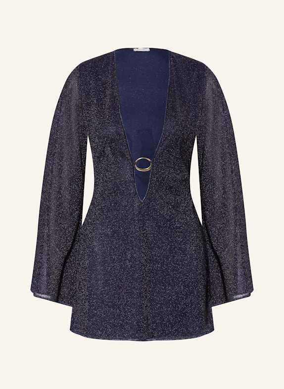 Oséree Strandkleid LUMIERE mit Glitzergarn DUNKELBLAU
