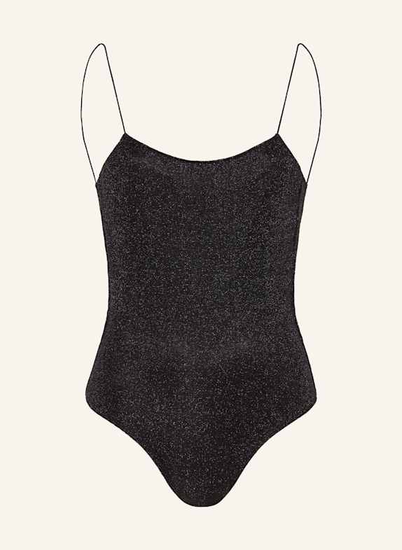 Oséree Badeanzug LUMIERE MAILLOT mit Glitzergarn SCHWARZ