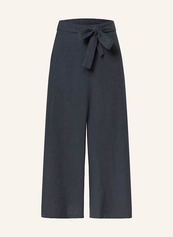 Herrlicher Leinen-Culotte NELANIE DUNKELBLAU