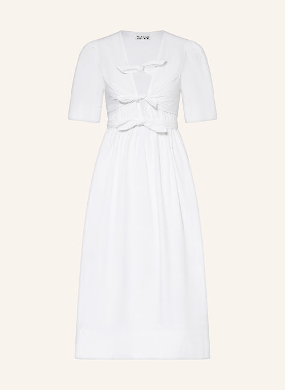 GANNI Kleid WEISS