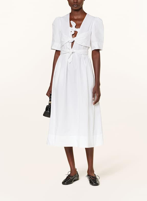 GANNI Kleid WEISS