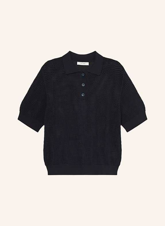 IVY OAK Strick-Poloshirt FLO SCHWARZ