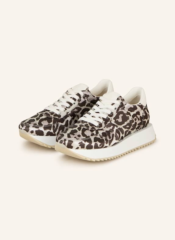 KENNEL & SCHMENGER Sneaker FLASH DUNKELBRAUN/ HELLGRAU
