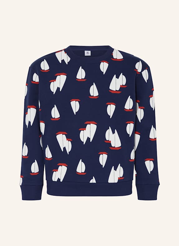 PETIT BATEAU Sweatshirt DUNKELBLAU