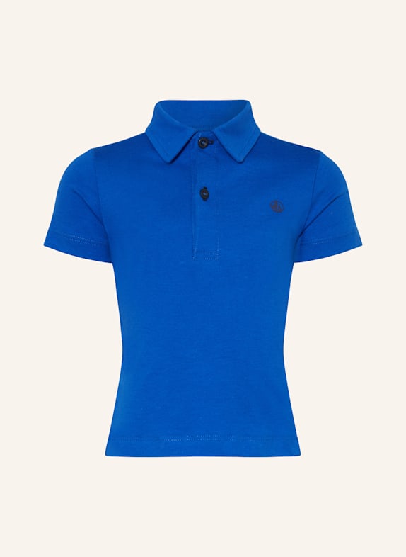 PETIT BATEAU Jersey-Poloshirt BLAU