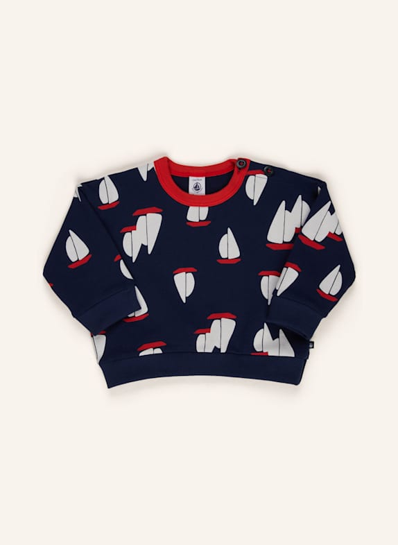 PETIT BATEAU Sweatshirt DUNKELBLAU