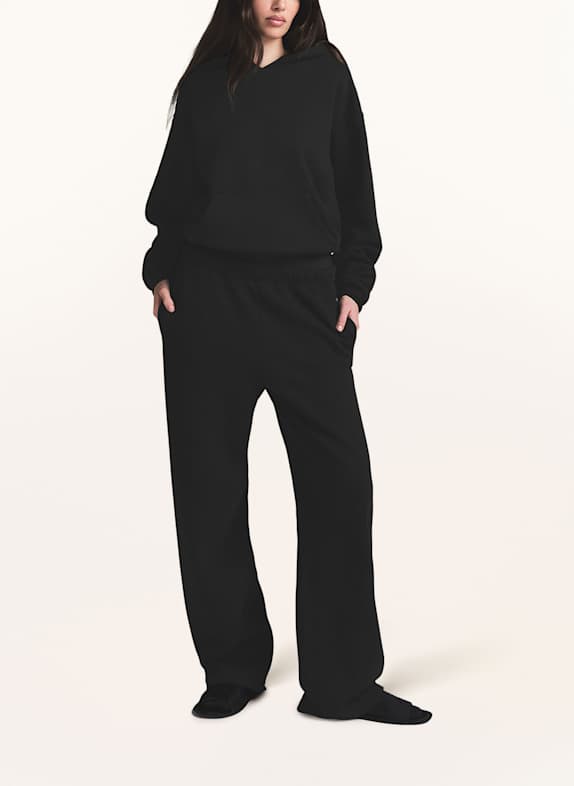 SKIMS Lounge-hoodie COTTON FLEECE ONYX