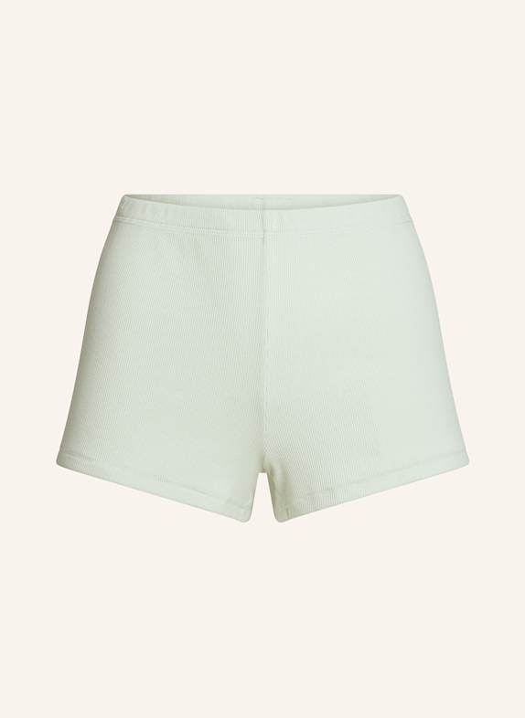 SKIMS COTTON RIB lounge shorts SPEARMINT