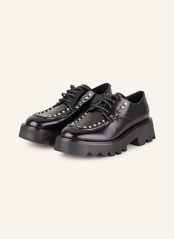 MARC CAIN Lackschnürer 900 BLACK