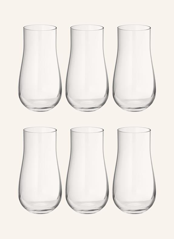 GEORG JENSEN 6er-Set Trinkgläser SKY WEISS