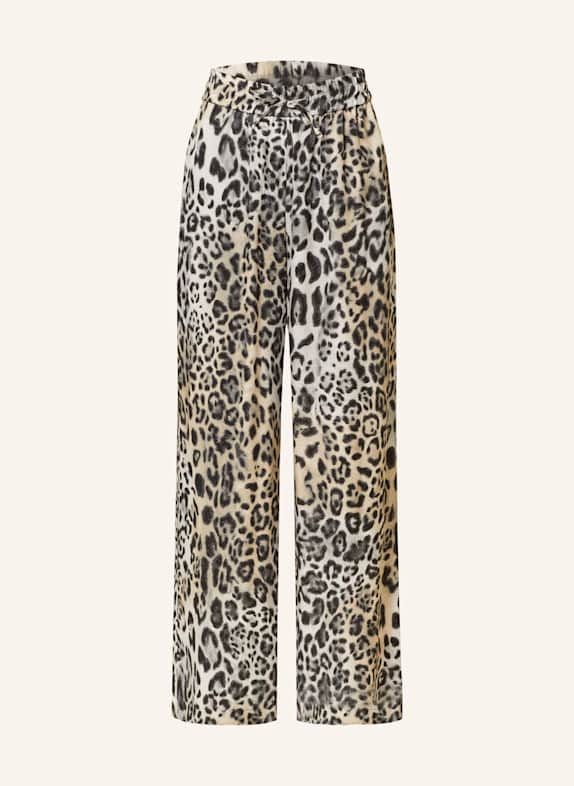 RIANI Wide leg trousers CREAM/ GRAY/ BLACK