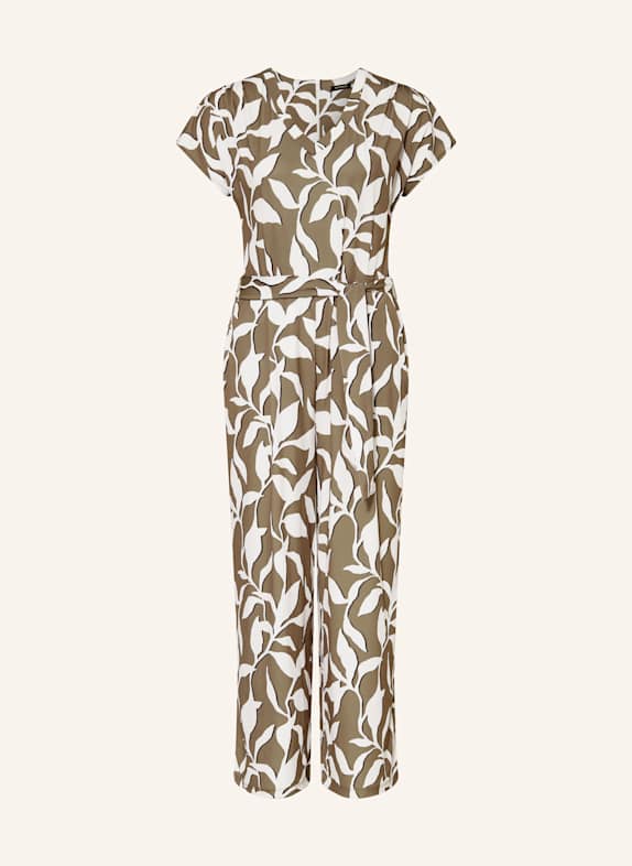 MORE & MORE Jumpsuit OLIV/ WEISS