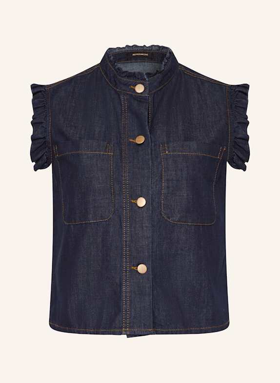 MORE & MORE Blusenshirt DUNKELBLAU