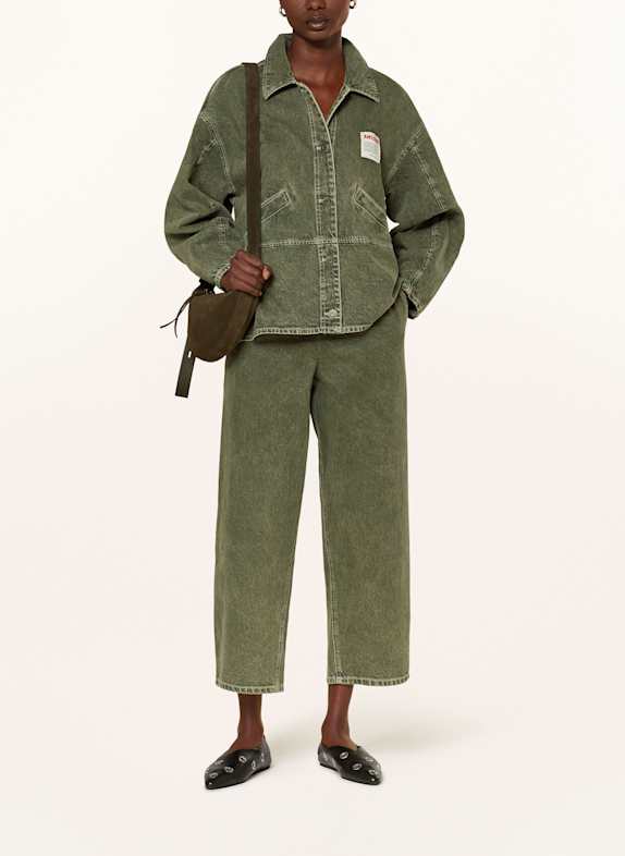 American Vintage Jeansjacke UZATOWN OLIV