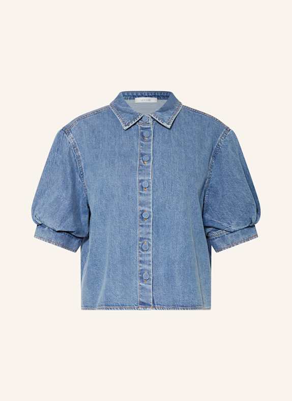 FRAME Jeansbluse THE BILLOW BLAU