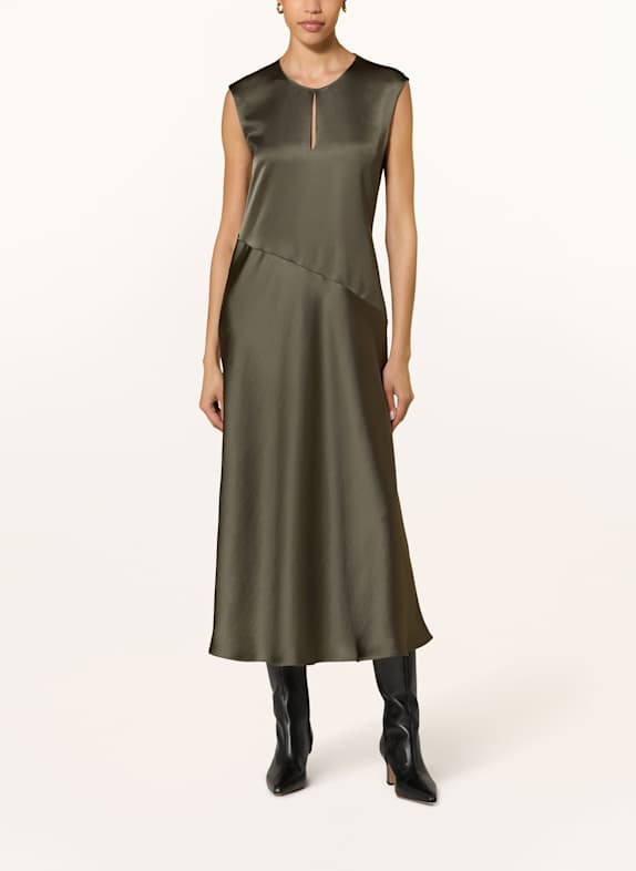 LUISA CERANO Satinkleid KHAKI