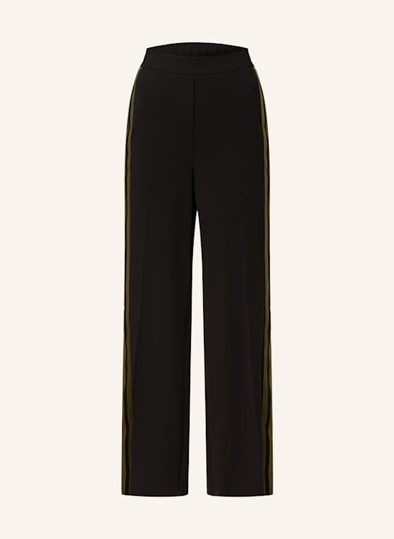 LUISA CERANO Trousers BLACK