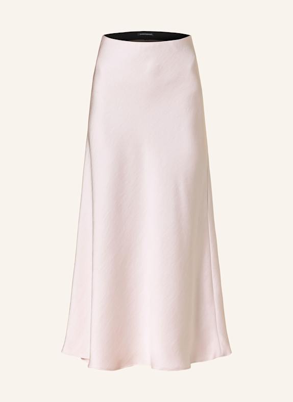 LUISA CERANO Satin skirt LIGHT PINK