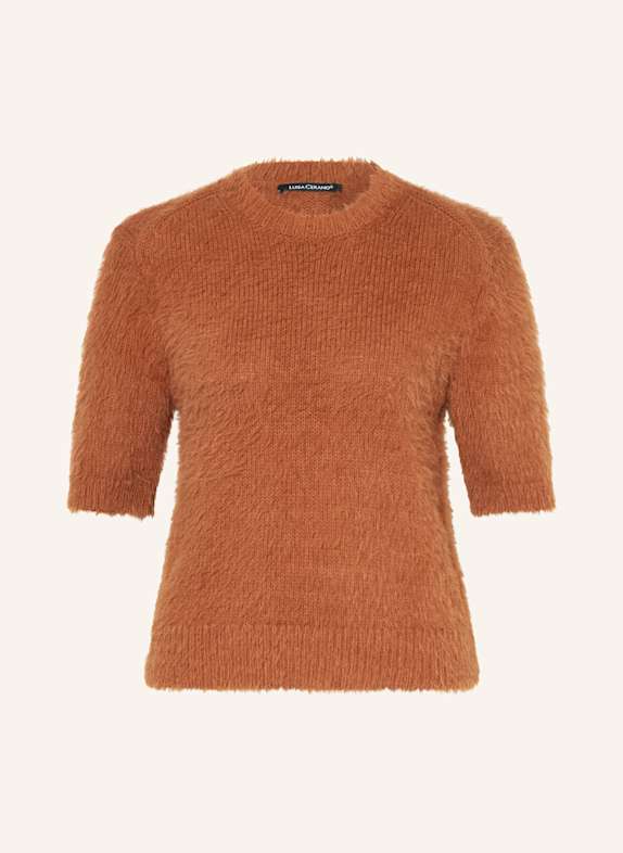 LUISA CERANO Strickshirt BRAUN