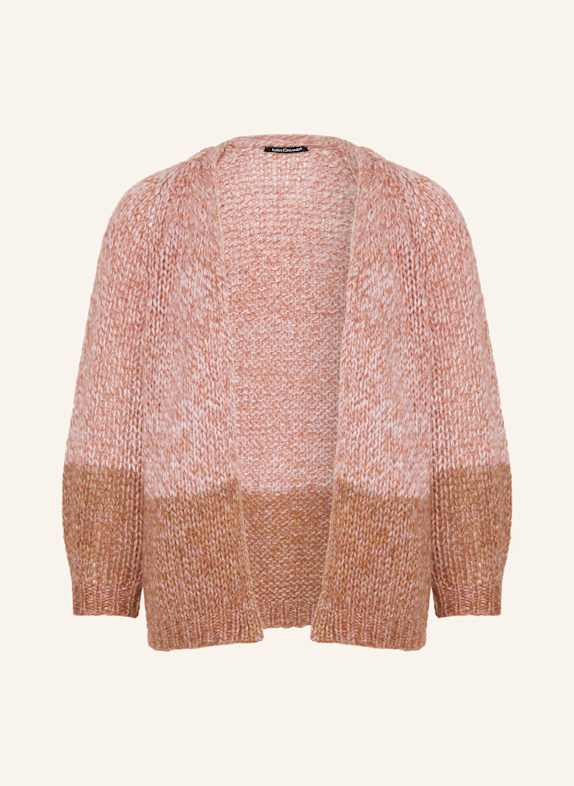 LUISA CERANO Strickhülle mit Alpaka ROSÉ/ BEIGE