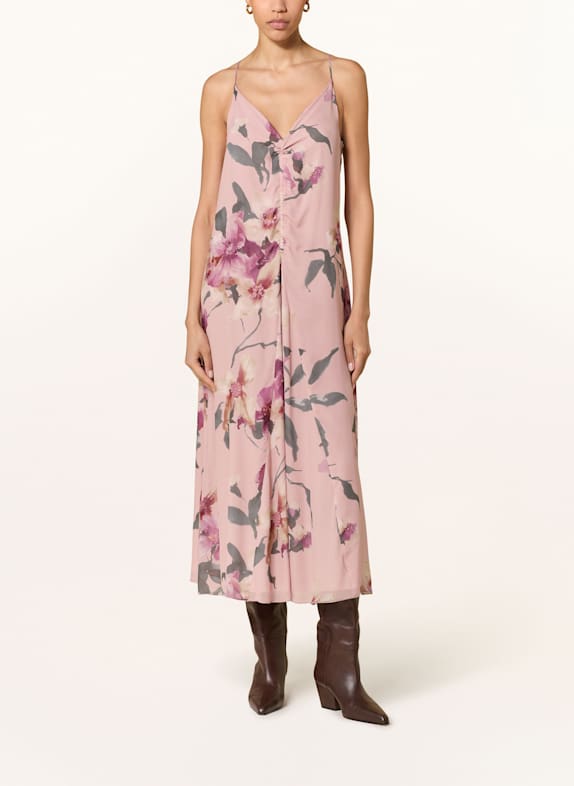 LUISA CERANO Cocktailkleid PINK/ LILA/ DUNKELGRÜN
