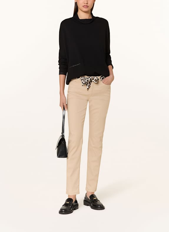 MARC CAIN Pullover mit Glitzergarn 900 BLACK