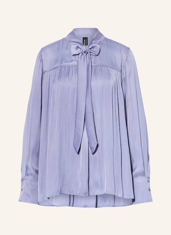MARC CAIN Schluppenbluse aus Satin 774 bluish violet
