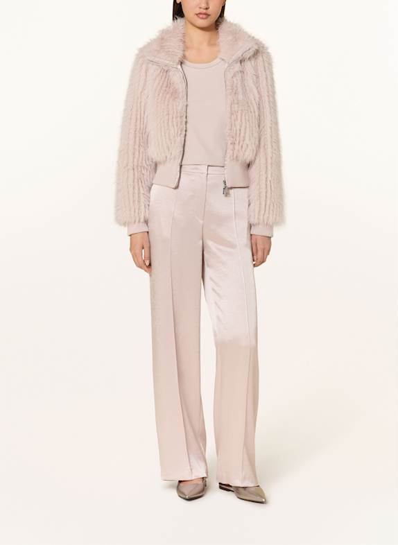 MARC CAIN Kunstfell-Jacke 702 light desert taupe
