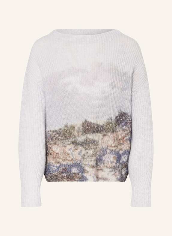 MARC CAIN Pride T-Shirt Donna bianco 710 soft lavender