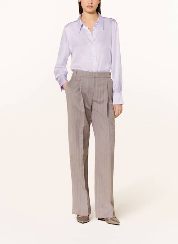 MARC CAIN Hemdbluse aus Seide 710 soft lavender
