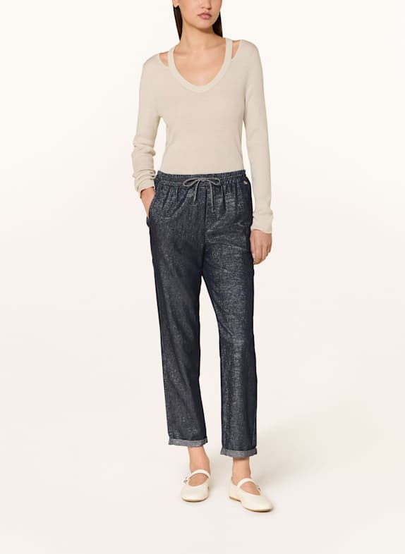 MARC CAIN Boyfriend Jeans RHODOS mit Glitzergarn 357 vintage indigo