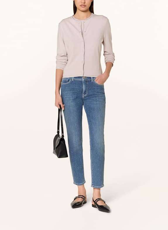 MARC CAIN Jeans SILEA mit Schmucksteinen 353 blue denim