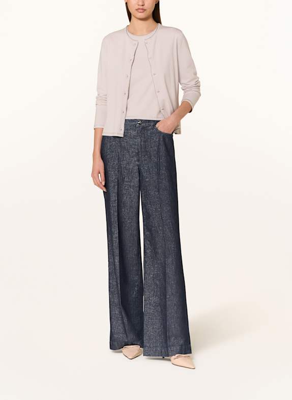 MARC CAIN Wide Leg Jeans WARRI mit Glitzergarn 357 vintage indigo