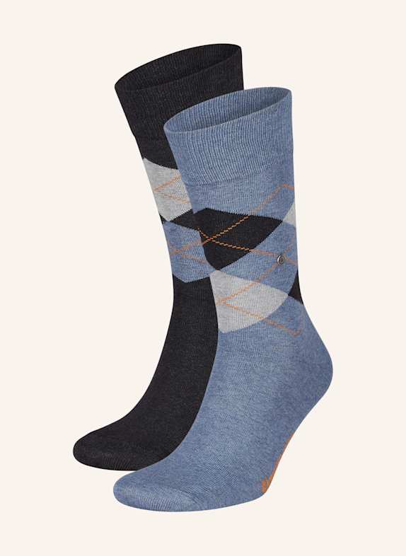 Burlington 2-pack of stockings EVERDAY ARGYLE 6797 -