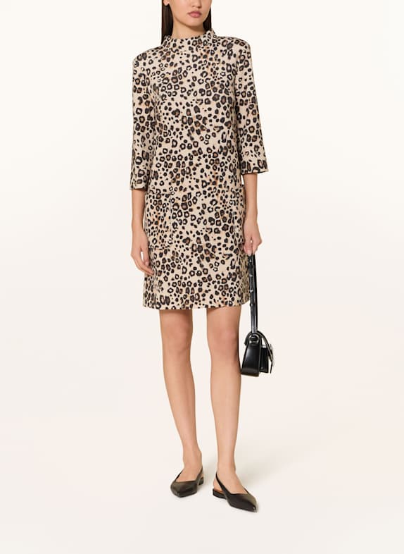 MARC CAIN Jerseykleid mit 3/4-Arm 606 soft cappuccino