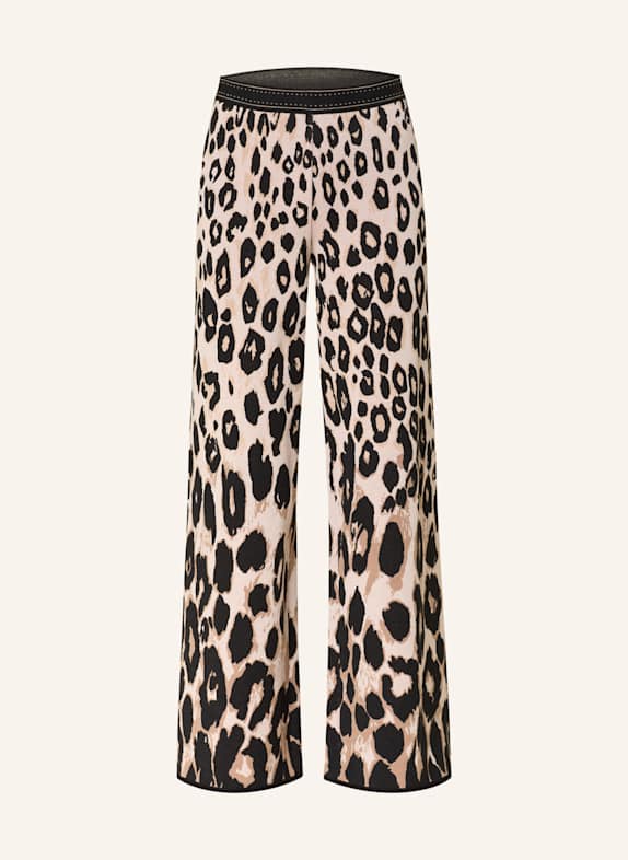 MARC CAIN Knit trousers WELKOM 606 soft cappuccino