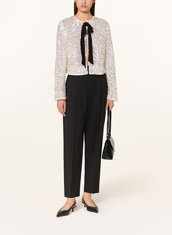 MARC CAIN Kastenjacke mit Pailletten 110 off