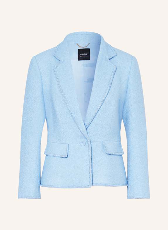 MARC CAIN Bouclé-Blazer mit Glitzergarn 326 brilliant blue