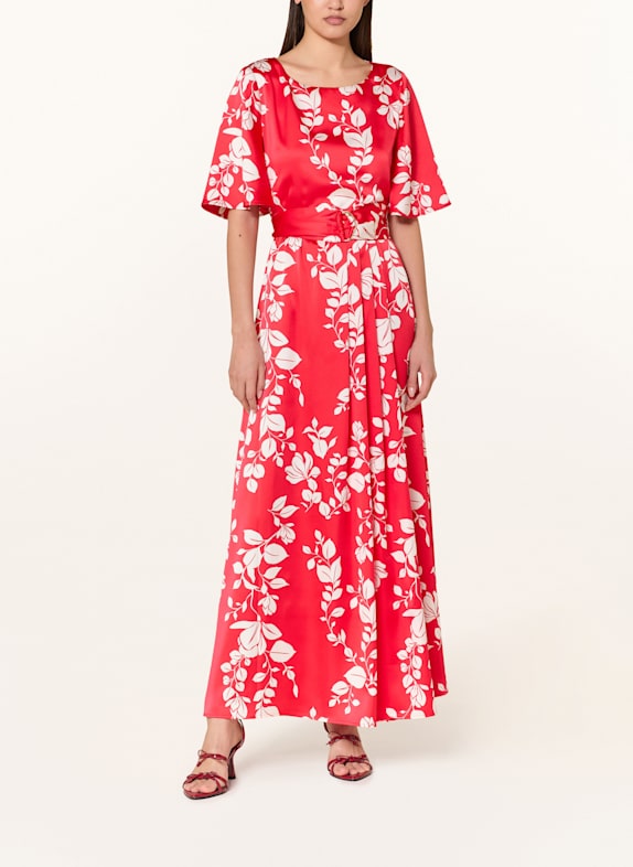 MARC CAIN Evening dress in satin 282 lollipop