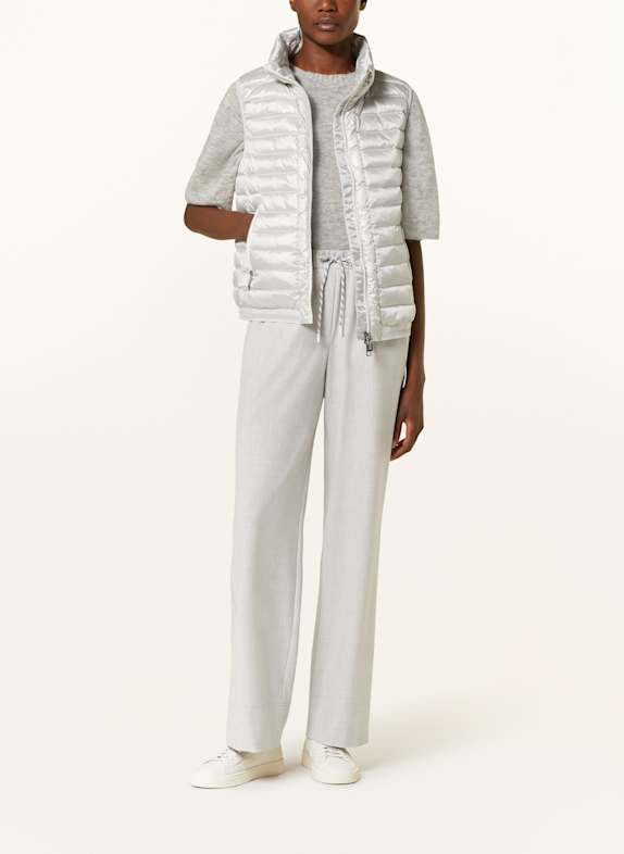 MARC CAIN Lightweight-Daunenweste 803 silver cloud