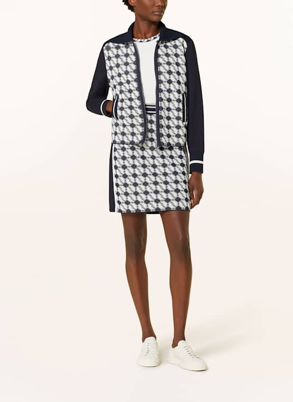 MARC CAIN Jacke im Materialmix 394 navy