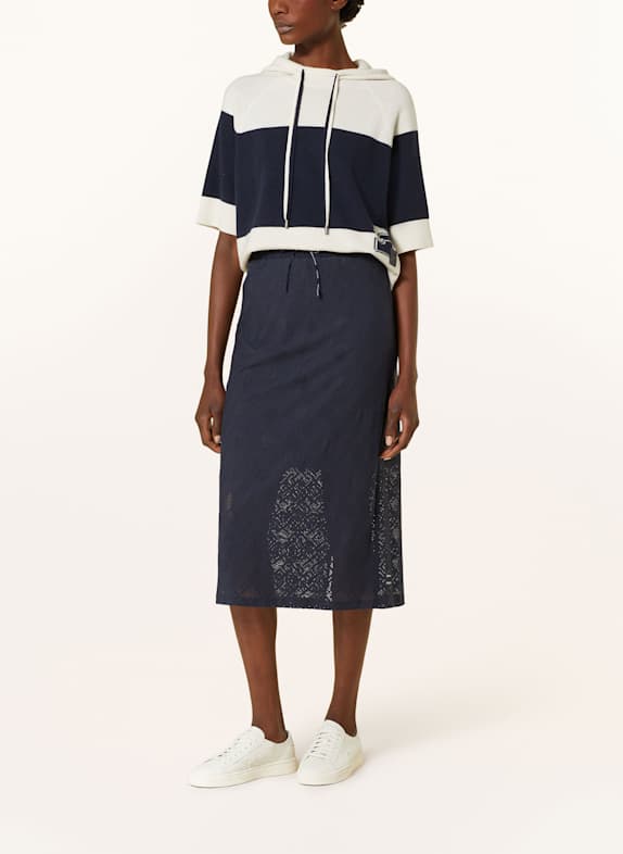 MARC CAIN Spitzenrock 394 navy