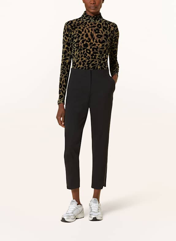 MARC CAIN Longsleeve aus Mesh 595 olive drab