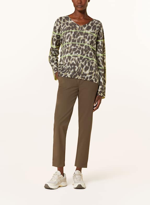 MARC CAIN Pullover mit Alpaka 572 soft olive