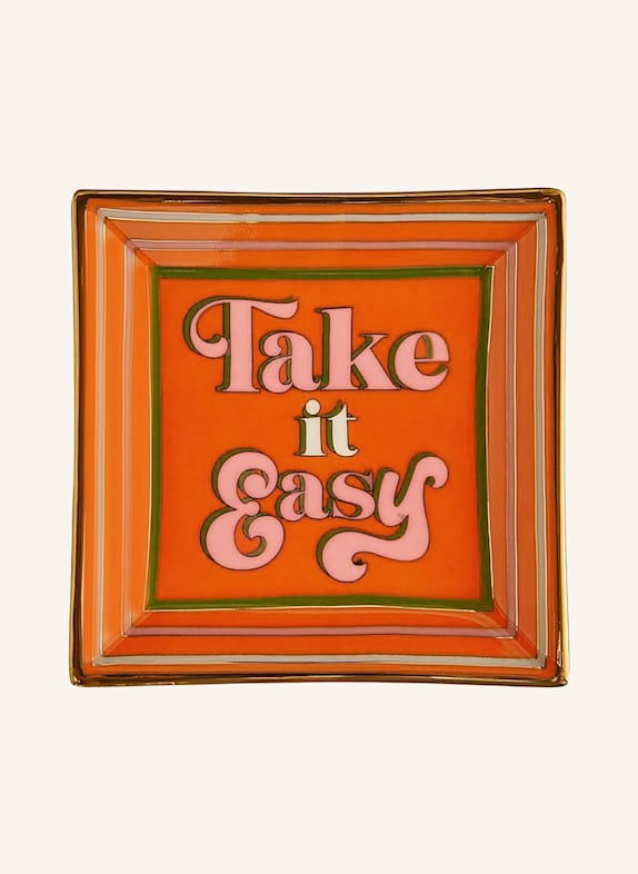 JONATHAN ADLER Schale TAKE IT EASY ORANGE/ PINK/ GRÜN