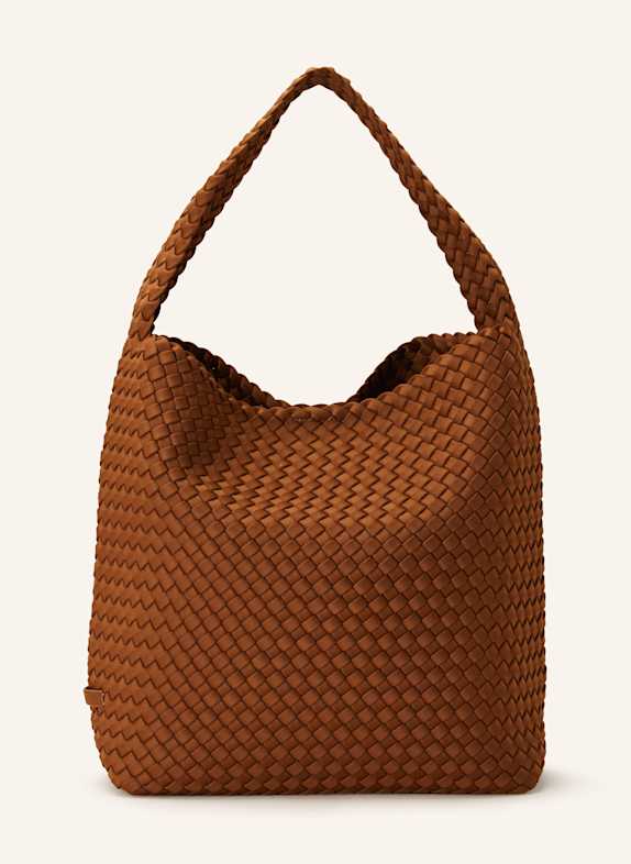 Naghedi Hobo bag MEDIUM with pouch BROWN